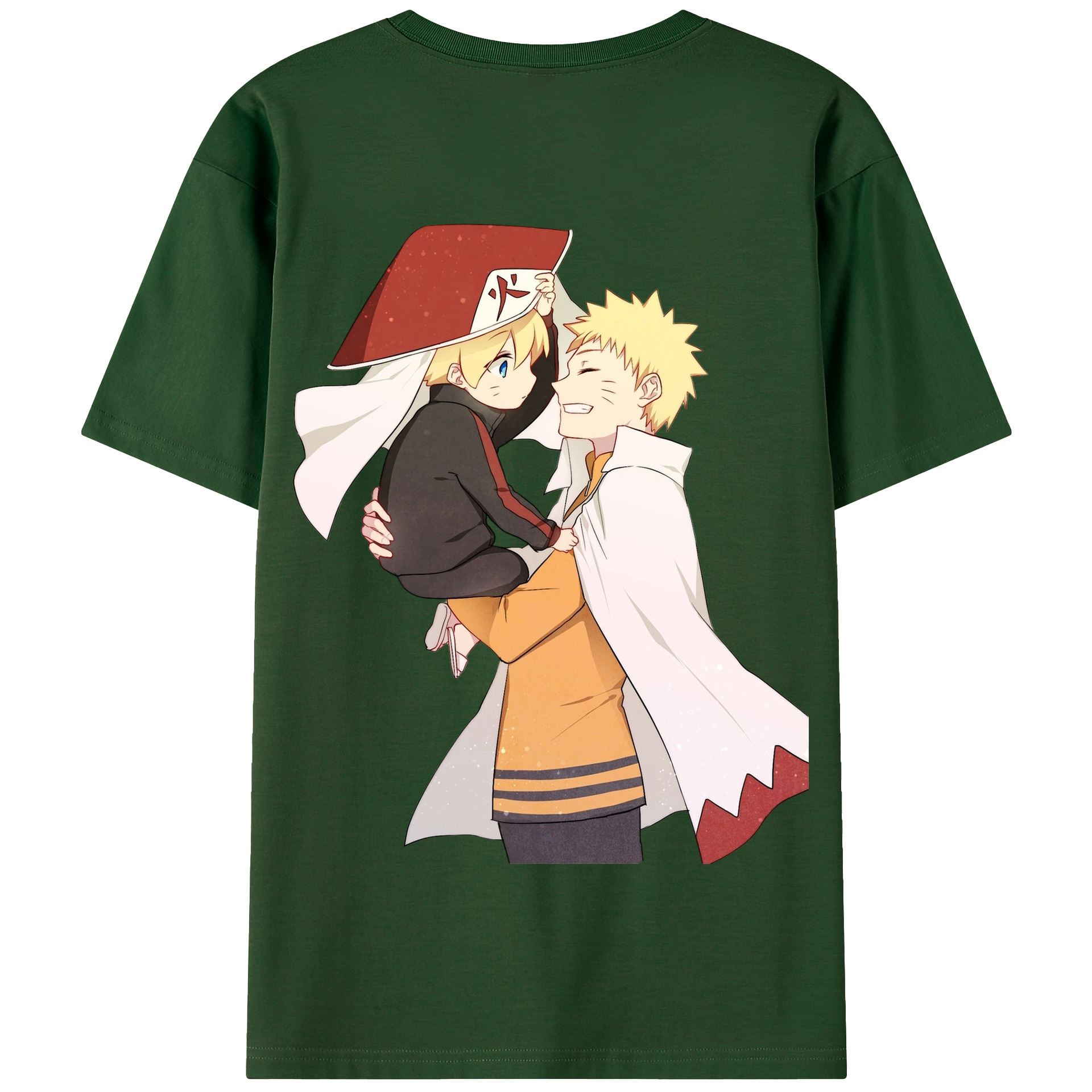 （画像用） NARUTO -ナルト- うずまき ナルト Uzumaki Naruto 綿100％半袖Tシャツ（背面プリント）